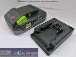 Adapter für LUX AK-20 20Volt Akku Akkuhalter Ladeschale Schwarz PLA+